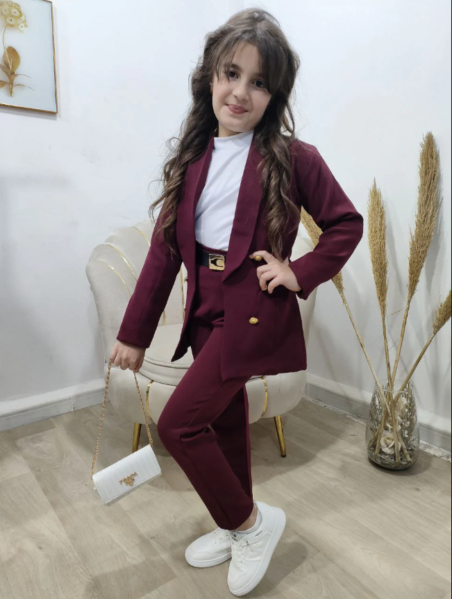 Ensemble Classique Chic – 5 Pièces (Fille) - الصورة 6